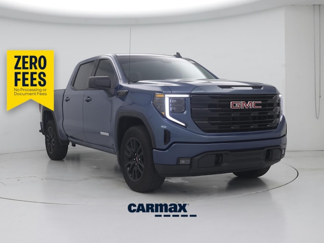 Blue 2026 GMC Sierra 1500 Elevation Crew Cab 4WD Pickup Truck Four-Wheel Drive Automatic