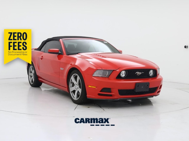Red 2014 Ford Mustang Convertible Rear-Wheel Drive Automatic