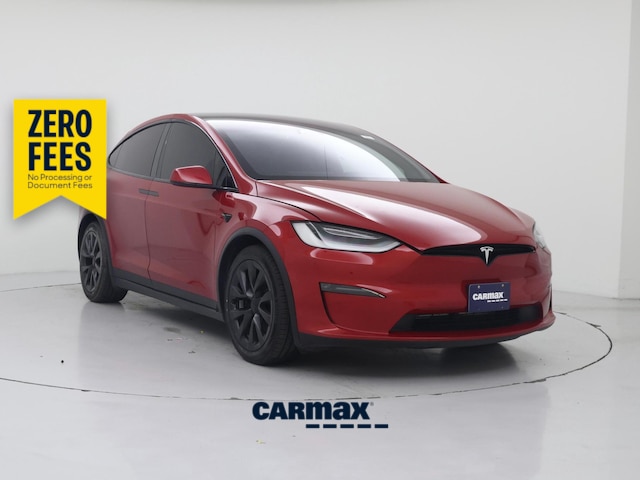 Red 2022 Tesla Model X Plaid AWD SUV / Crossover All-Wheel Drive Automatic