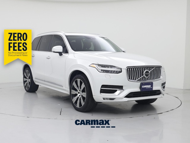 White 2021 Volvo XC90 T6 Inscription 6-Passenger AWD SUV / Crossover All-Wheel Drive Automatic