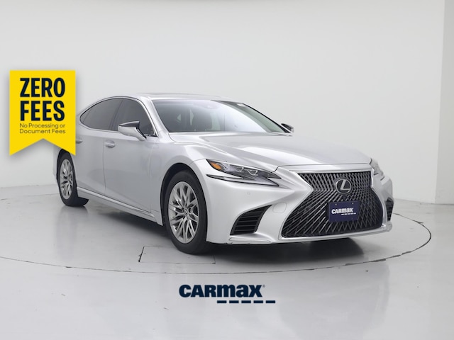 Silver 2018 Lexus LS 500 RWD Sedan Rear-Wheel Drive Automatic