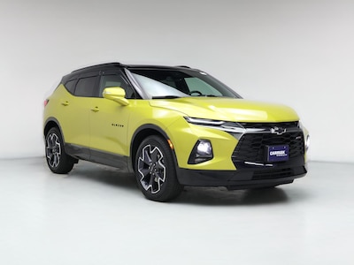 Yellow 2022 Chevrolet Blazer RS