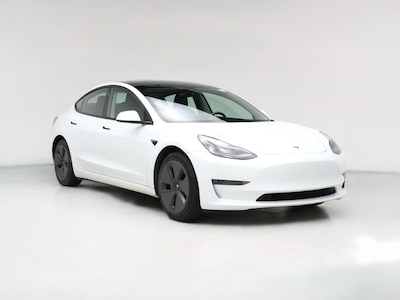 White 2021 Tesla Model 3 Standard Range Plus