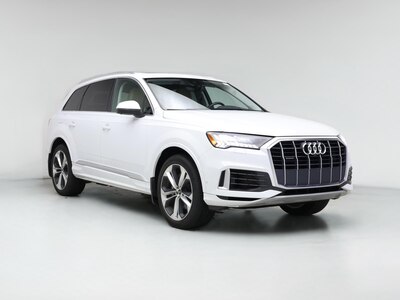 White 2021 Audi Q7 Premium Plus