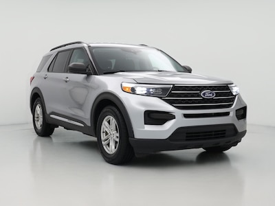 Silver 2021 Ford Explorer XLT