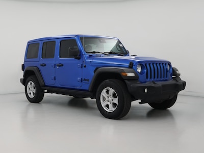 Blue 2022 Jeep Wrangler Unlimited Sport S