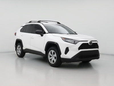 White 2021 Toyota RAV4 LE