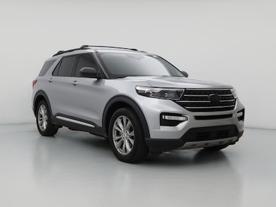 Silver 2022 Ford Explorer XLT