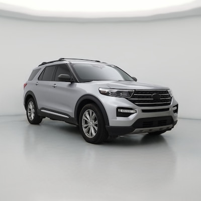 Silver 2022 Ford Explorer XLT