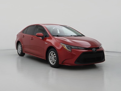 Red 2020 Toyota Corolla Hybrid LE