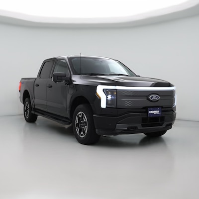 Black 2023 Ford F150 Lightning XLT
