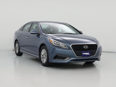 Blue 2016 Hyundai Sonata Hybrid SE