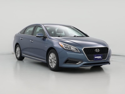 Blue 2016 Hyundai Sonata Hybrid SE