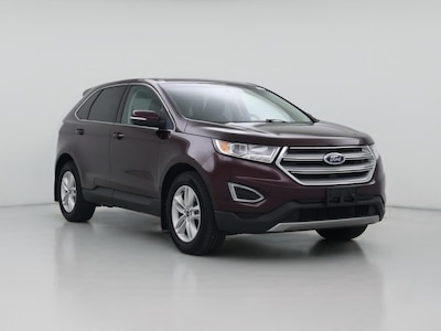 Red 2018 Ford Edge SEL