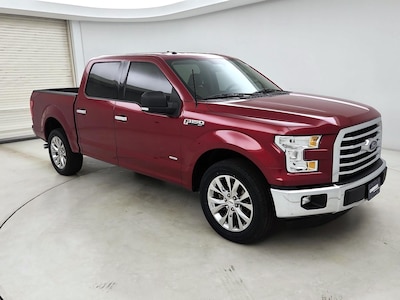 Red 2015 Ford F150 XLT