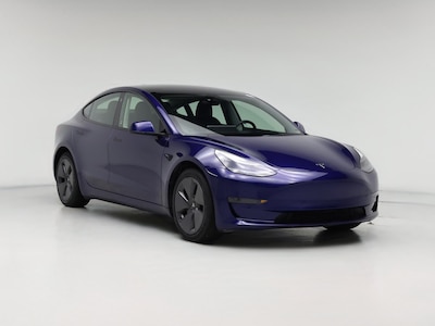 Blue 2022 Tesla Model 3