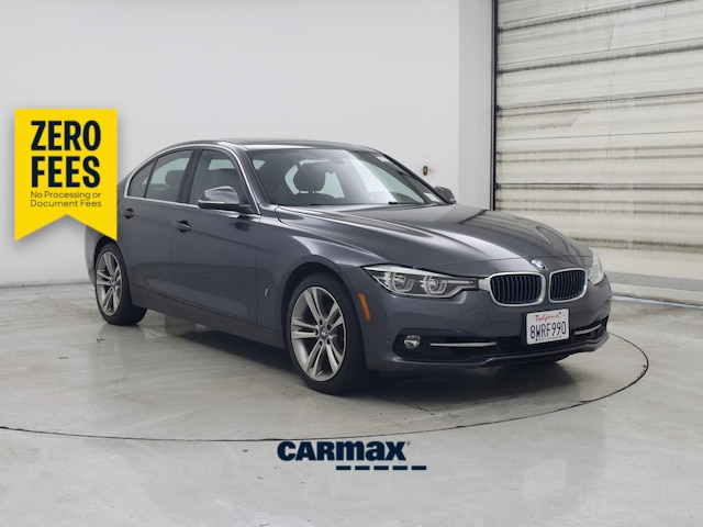 Gray 2018 BMW 3 Series 330e iPerformance Sedan RWD Sedan Rear-Wheel Drive Automatic