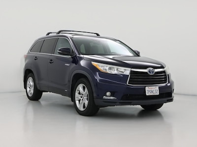 Blue 2016 Toyota Highlander Hybrid Limited Platinum