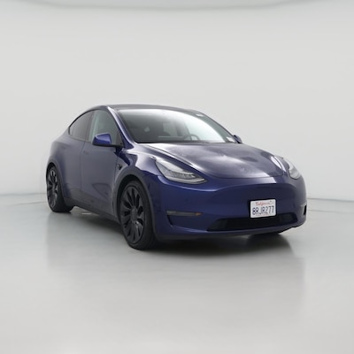 Blue 2020 Tesla Model Y Performance