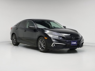 Black 2020 Honda Civic EX-L