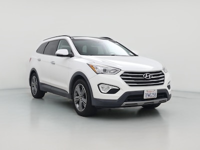 White 2016 Hyundai Santa Fe Limited
