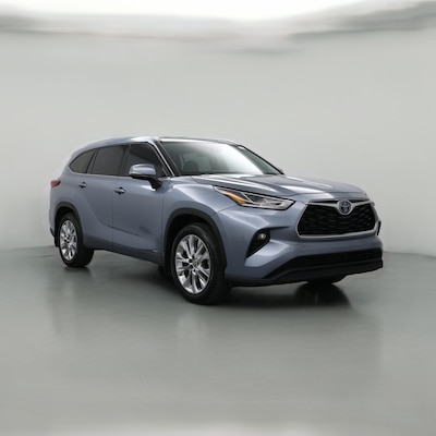 Blue 2022 Toyota Highlander Hybrid Limited