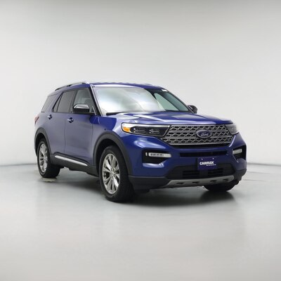 Blue 2023 Ford Explorer Limited