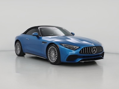 Blue 2023 Mercedes-Benz SL43 AMG