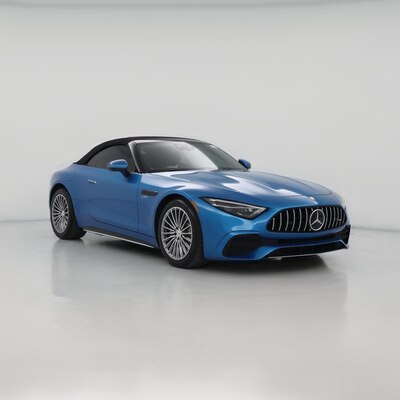 Blue 2023 Mercedes-Benz SL43 AMG