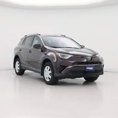 Red 2017 Toyota RAV4 LE