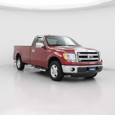Red 2014 Ford F150 XLT