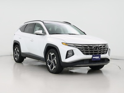 White 2022 Hyundai Tucson Hybrid Limited