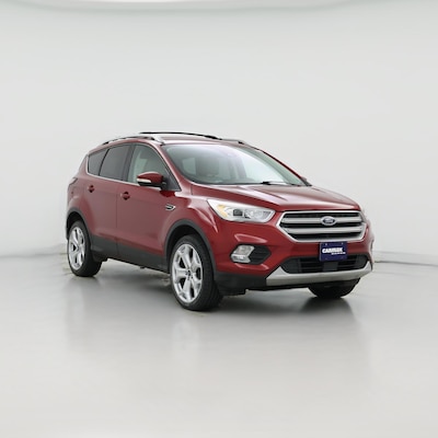 Red 2017 Ford Escape Titanium