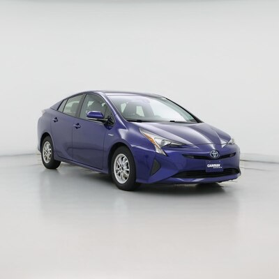 Blue 2017 Toyota Prius Four