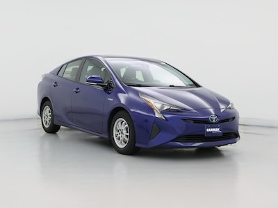 Blue 2017 Toyota Prius Four