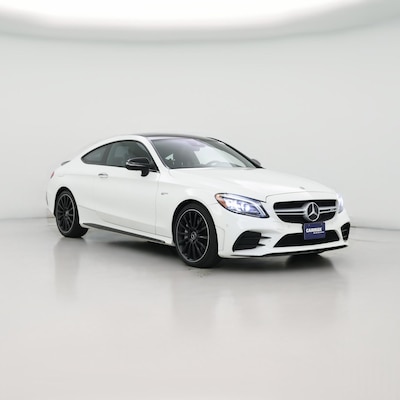 White 2023 Mercedes-Benz C43 AMG