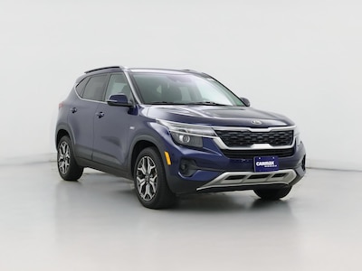 Blue 2021 Kia Seltos EX