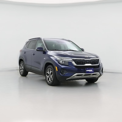 Blue 2021 Kia Seltos EX
