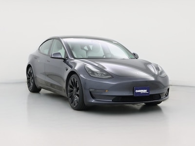 Gray 2022 Tesla Model 3 Performance