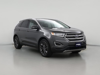 Gray 2017 Ford Edge Titanium