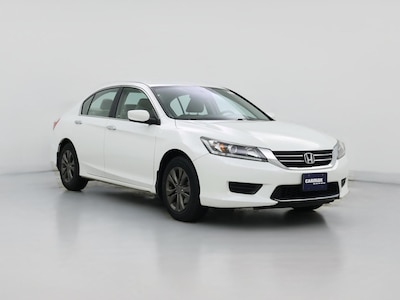 White 2015 Honda Accord LX