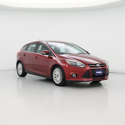 Red 2014 Ford Focus Titanium