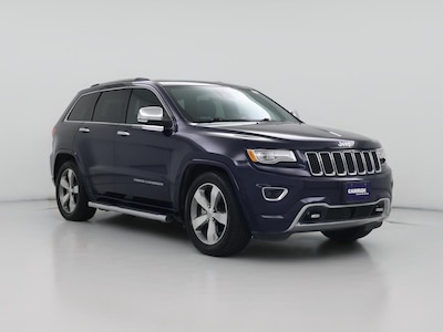 Blue 2014 Jeep Grand Cherokee Overland