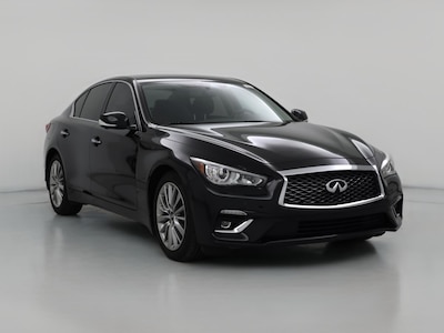 Black 2022 Infiniti Q50 Luxe
