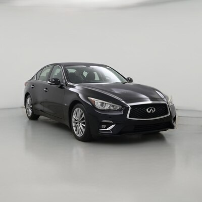 Black 2018 Infiniti Q50 Luxe