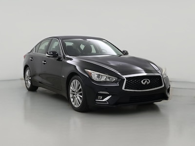 Black 2018 Infiniti Q50 Luxe
