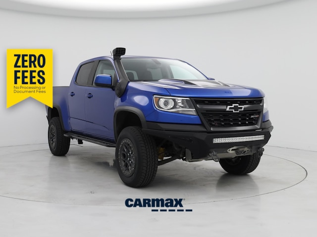 Blue 2018 Chevrolet Colorado ZR2 Crew Cab 4WD Pickup Truck Four-Wheel Drive Automatic