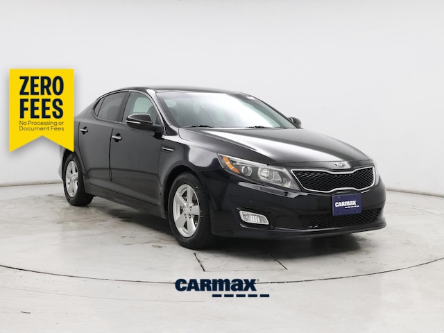 Black 2015 Kia Optima Sedan Front-Wheel Drive Automatic