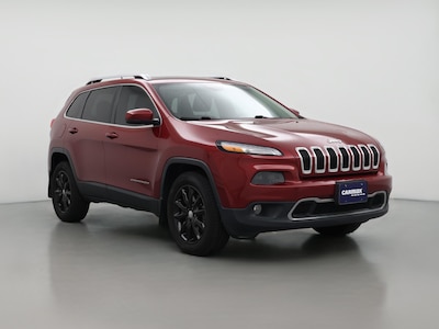 Red 2014 Jeep Cherokee Limited