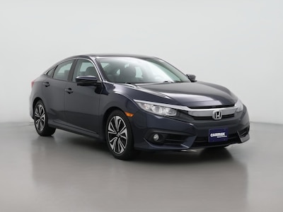 Blue 2017 Honda Civic EX-T